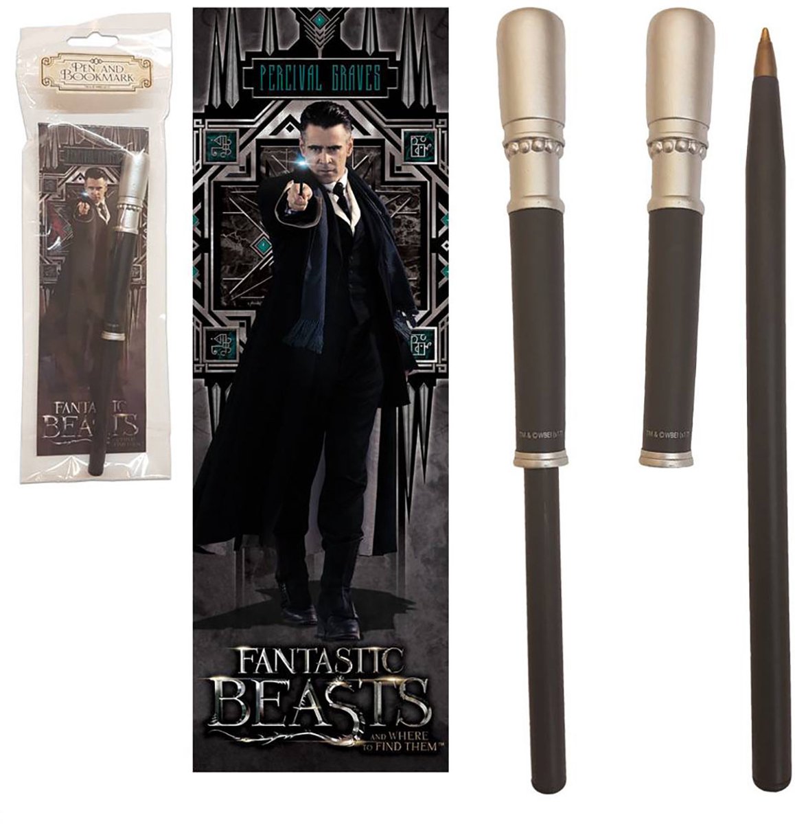Percival Graves Wand Pen & Bookmark