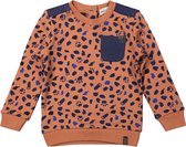 Koko Noko - Jongens - Camel gestreepte sweater - maat 110