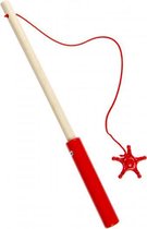 speelgoed vishengel junior 24 cm rood