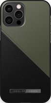 Ideal of Sweden Atelier Case Unity iPhone 12/12 Pro Onyx Black Khaki