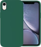 Ceezs telefoonhoesje geschikt voor Apple iPhone Xr hoesje siliconen - backcover - optimale bescherming - groen