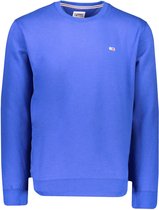 Tommy Hilfiger Sweater Blauw Oversized - Maat L - Heren - Herfst/Winter Collectie - Katoen;Polyester