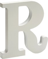 Pincello Decoratieletter R 15 X 1,8 Cm Hout Wit