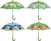 Kinder paraplu boerderijdieren  Esschert Design | kinderparaplu | dierenparaplu | paraplu met dieren | koe | kippen | varken | schaap