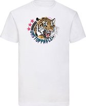 T-shirt black Unstoppable Tiger - White (M)