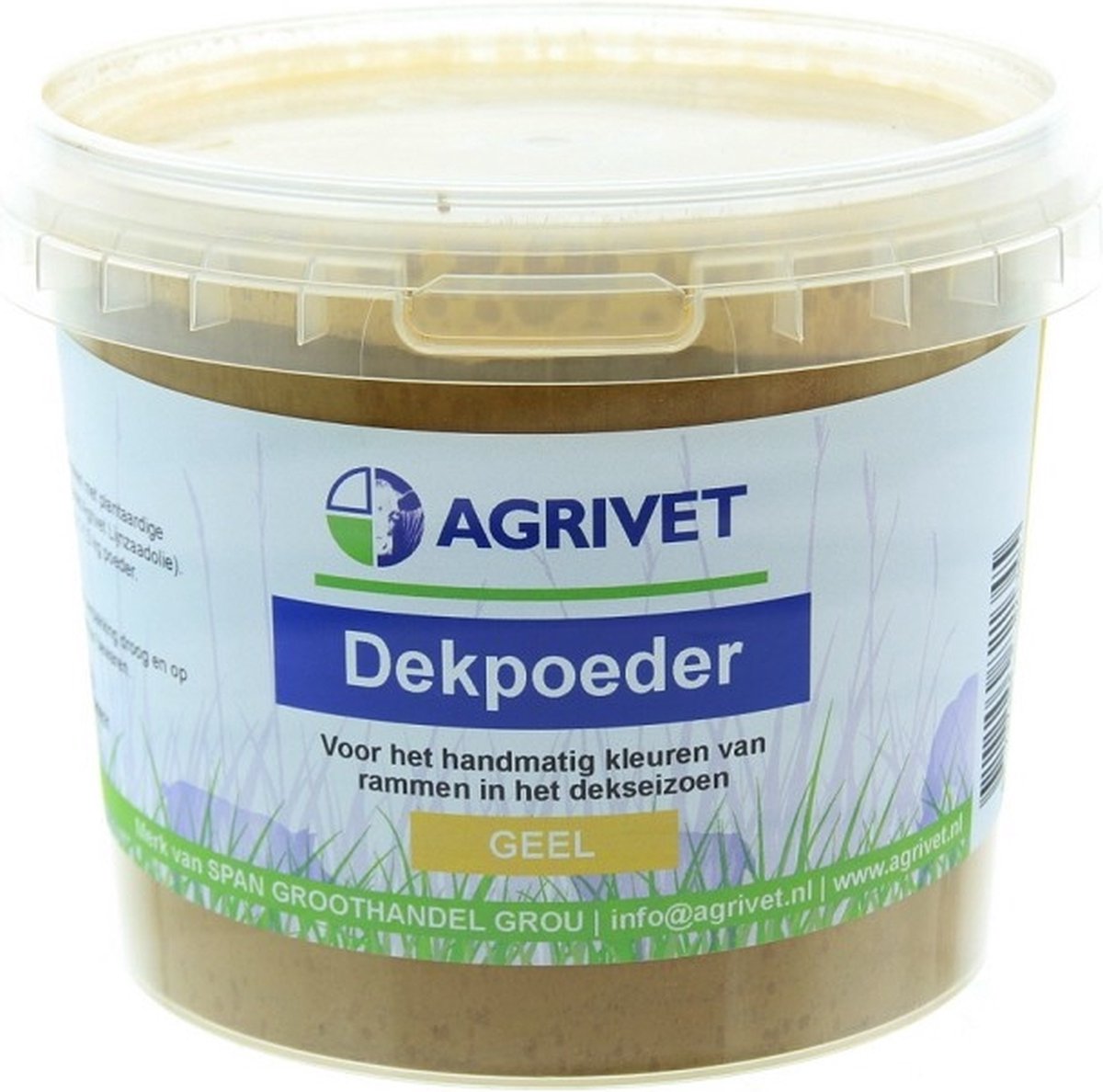 Agrivet Dekpoeder voor rammen Geel