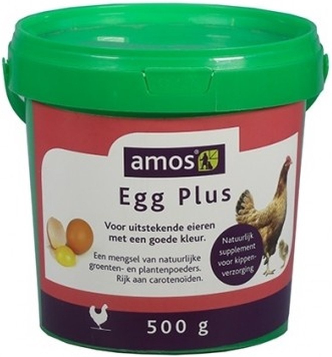 Amos Gele dooier/ Egg Plus 500 gram - Amos