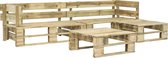 Decoways - 4-delige Loungeset pallet hout