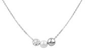 Di Lusso - Collier Bron - Zilver 925 - Dames - 45 cm