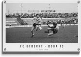 Walljar - FC Utrecht - Roda JC '79 - Muurdecoratie - Acrylglas schilderij - 60 x 90 cm