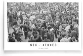Walljar - NEC - Xerxes '64 - Zwart wit poster