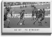 Walljar - FC Utrecht - FC Twente '73 - Muurdecoratie - Canvas schilderij