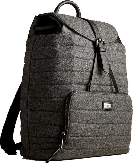 Ted Baker - Textee Wool Backpack Grey