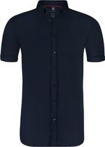 Desoto - Overhemd Korte Mouw Navy 057 - Maat XXL - Slim-fit