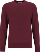 Calvin Klein superior wool crew neck sweater - heren pullover O-hals - donkerrood -  Maat: XXL