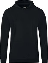 Jako Organic Sweater Met Kap Kinderen - Zwart | Maat: 116