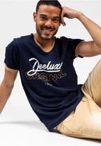DEELUXE T-shirt met logo HYLTON Night Blue