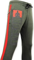 Pantalon de survêtement exclusif Local Fanatic homme - Pantalon d'entraînement Mike Tyson - Vert - Tailles: XL