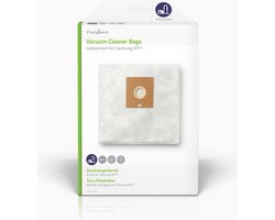 Nedis Stofzuigerzak - 4 Stuks - Synthetisch - Meest verkocht voor: Philips - Wit
