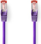 Nedis CAT6-kabel - RJ45 Male - RJ45 Male - S/FTP - 30.0 m - Rond - LSZH - Violet - Polybag