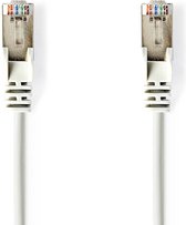 Nedis CAT6-kabel | RJ45 Male | RJ45 Male | S/FTP | 3.00 m | Rond | PVC | Wit | Polybag