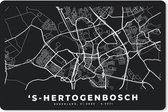 Bol.com Muismat - Mousepad - 's-Hertogenbosch - Kaart - Zwart - 27x18 cm - Muismatten aanbieding