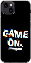 Geschikt voor iPhone 13 mini hoesje - Gaming - Game - Quote - Siliconen Telefoonhoesje