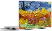 Laptop sticker - 14 inch - Van Gogh - Oude Meesters - Schilderij - 32x5x23x5cm - Laptopstickers - Laptop skin - Cover