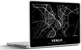 Laptop sticker - 17.3 inch - Kaart - Venlo - Zwart - 40x30cm - Laptopstickers - Laptop skin - Cover