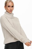 Only Trui Onlmatilda L/s Rollneck Pullover Cc 15235319 Pumice Stone Dames Maat - L