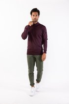 P&S Heren pullover-JORDAN-bordeaux-XXL