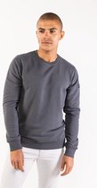 P&S Heren sweater-MORGAN-mid grey-L