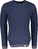 Colours & Sons Pullover - Modern Fit - Blauw - L