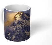 Mok - Bewolkte Eiger bij zonsondergang in Zwitserland - 350 ML - Beker