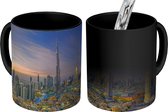 Magische Mok - Foto op Warmte Mok - panorama van Dubai met de Burj Khalifa - 350 ML