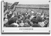 Walljar - Feyenoord kampioen '71 - Muurdecoratie - Plexiglas schilderij