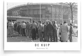 Walljar - De Kuip '83 - Zwart wit poster