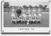 Walljar - Elftal Fortuna 54 '64 - Muurdecoratie - Plexiglas schilderij