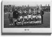 Walljar - Elftal MVV '63 - Muurdecoratie - Canvas schilderij