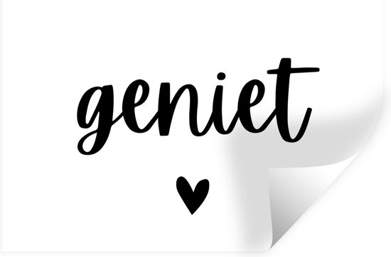 Stickers muraux - Citations - Enjoy - Proverbes - 120x80 cm - Film adhésif