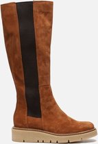 Linea Zeta Hoge laarzen cognac Suede - Dames - Maat 38