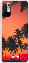 6F hoesje - geschikt voor Xiaomi Redmi Note 10 5G -  Transparant TPU Case - Coconut Nightfall #ffffff
