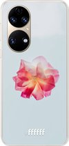 6F hoesje - geschikt voor Huawei P50 -  Transparant TPU Case - Rouge Floweret #ffffff