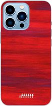 6F hoesje - geschikt voor iPhone 13 Pro Max - Transparant TPU Case - Scarlet Canvas #ffffff