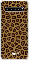 6F hoesje - geschikt voor Samsung Galaxy S10 5G -  Transparant TPU Case - Leopard Print #ffffff