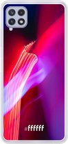 6F hoesje - geschikt voor Samsung Galaxy A22 4G -  Transparant TPU Case - Light Show #ffffff