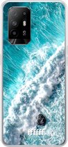 6F hoesje - geschikt voor OPPO A94 5G -  Transparant TPU Case - Perfect to Surf #ffffff