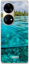 6F hoesje - geschikt voor Huawei P50 Pro -  Transparant TPU Case - Beautiful Maldives #ffffff