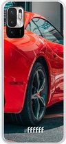 6F hoesje - geschikt voor Xiaomi Redmi Note 10 5G -  Transparant TPU Case - Ferrari #ffffff