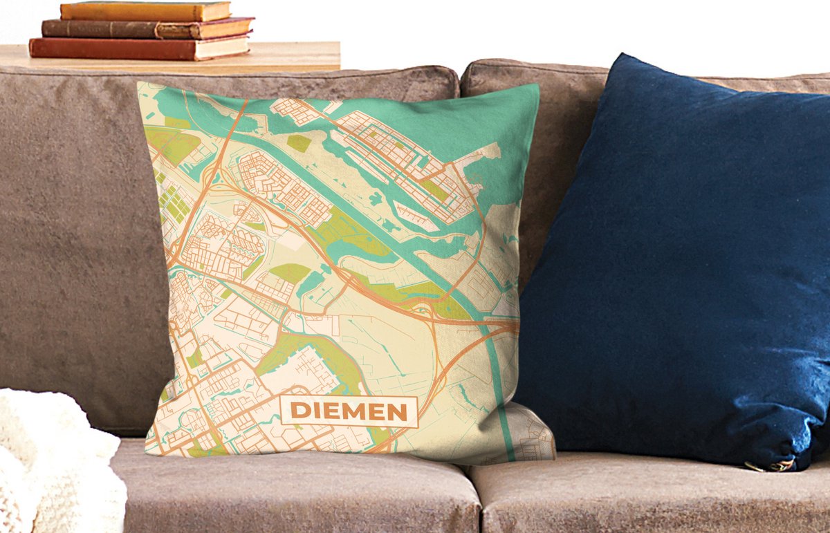 Kaart Diemen Vintage